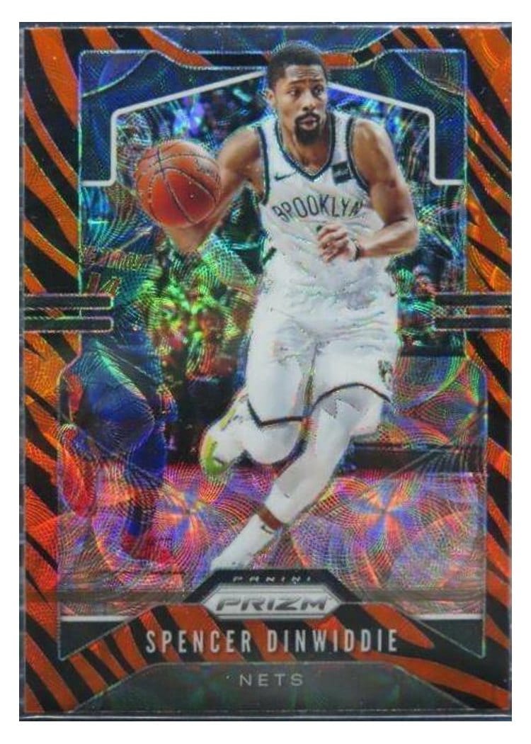 2019-20 Panini Prizm Base Set Spencer Dinwiddie #48 card