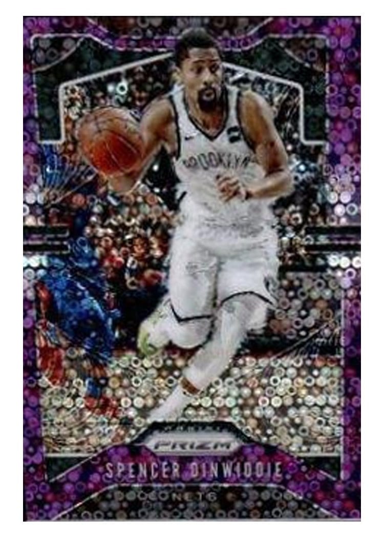 2019-20 Panini Prizm Base Set Spencer Dinwiddie #48 card