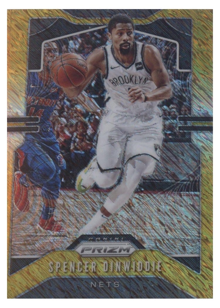 2019-20 Panini Prizm Base Set Spencer Dinwiddie #48 card