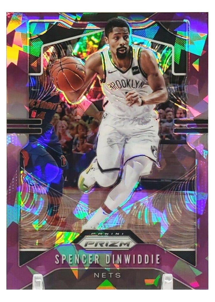2019-20 Panini Prizm Base Set Spencer Dinwiddie #48 card