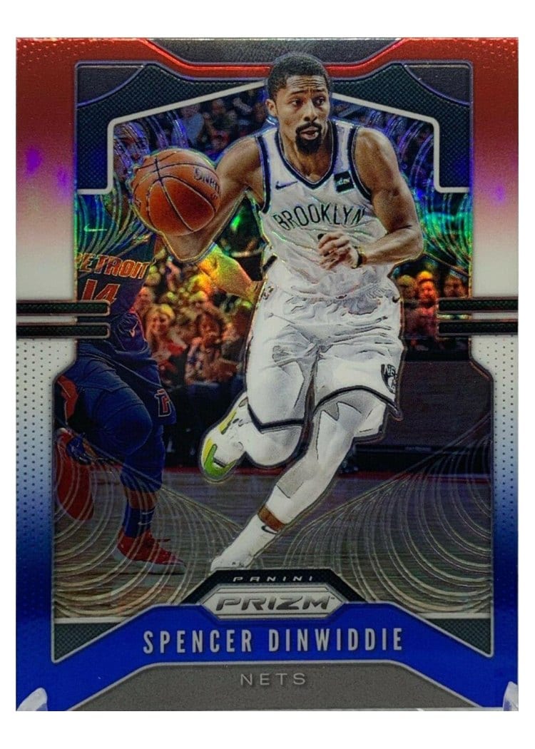 2019-20 Panini Prizm Base Set Spencer Dinwiddie #48 card