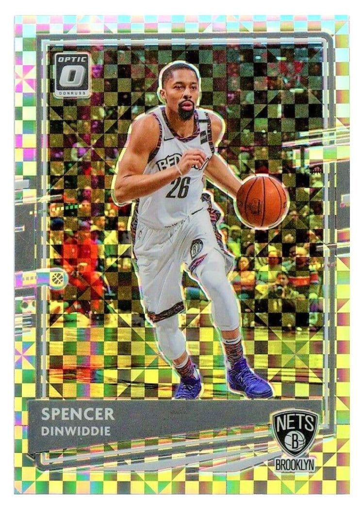 2020-21 Donruss Optic Base Set Spencer Dinwiddie #43 card