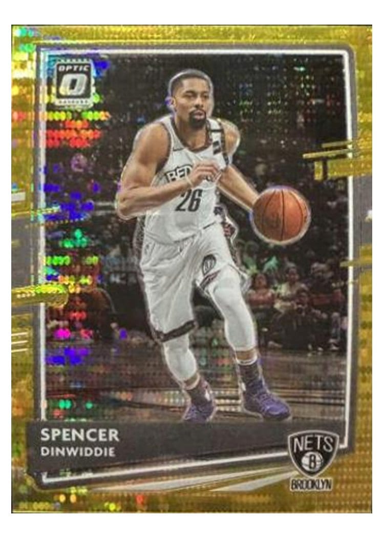 2020-21 Donruss Optic Base Set Spencer Dinwiddie #43 card