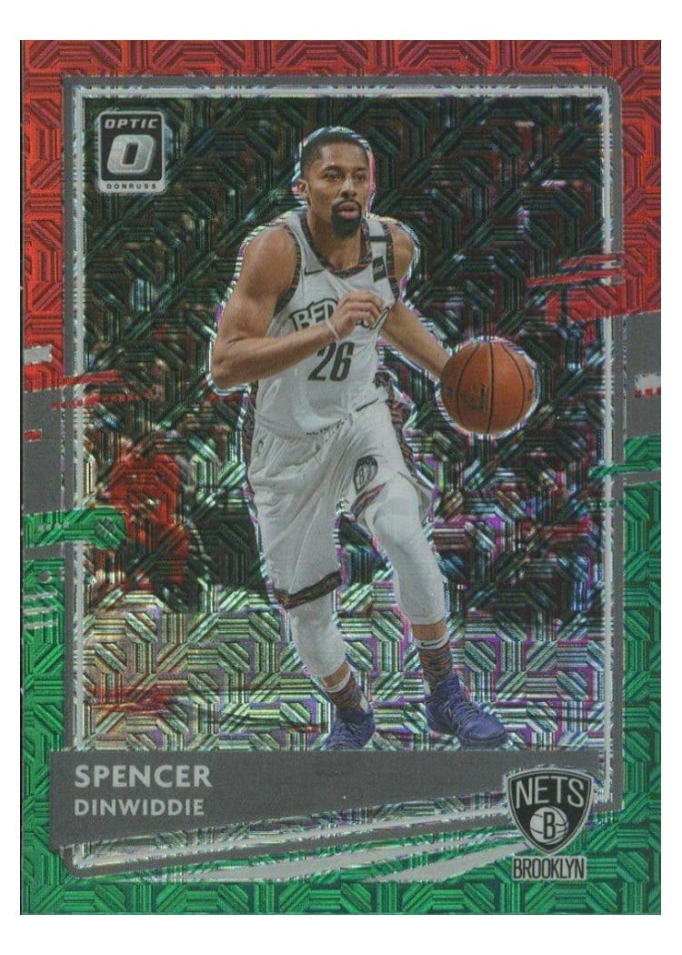 2020-21 Donruss Optic Base Set Spencer Dinwiddie #43 card