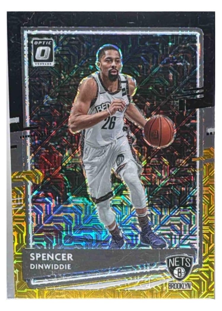 2020-21 Donruss Optic Base Set Spencer Dinwiddie #43 card