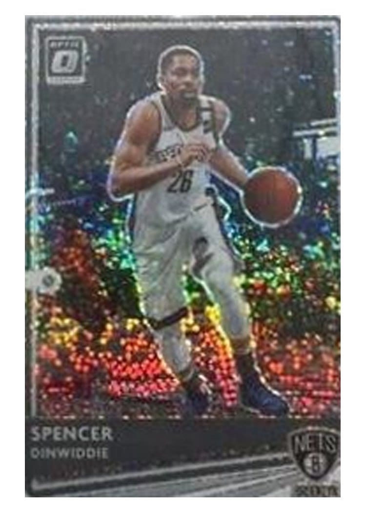 2020-21 Donruss Optic Base Set Spencer Dinwiddie #43 card