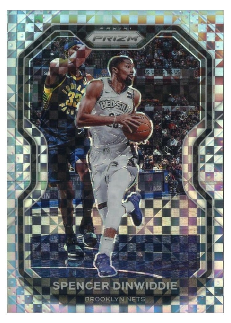 2020-21 Panini Prizm Base Set Spencer Dinwiddie #12 card