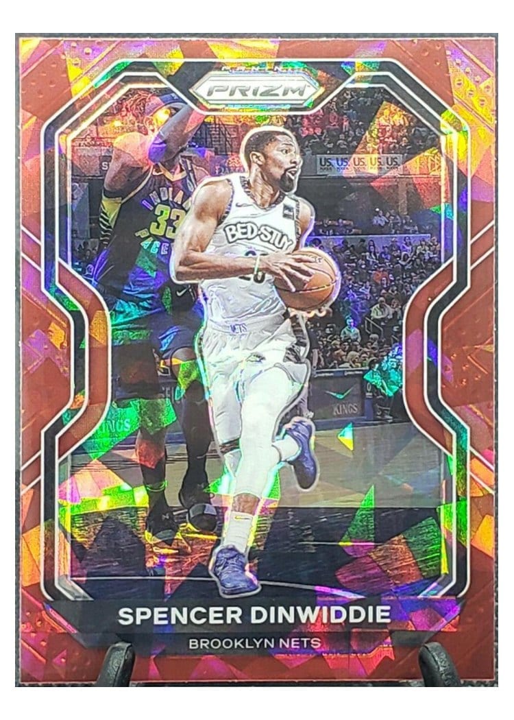 2020-21 Panini Prizm Base Set Spencer Dinwiddie #12 card