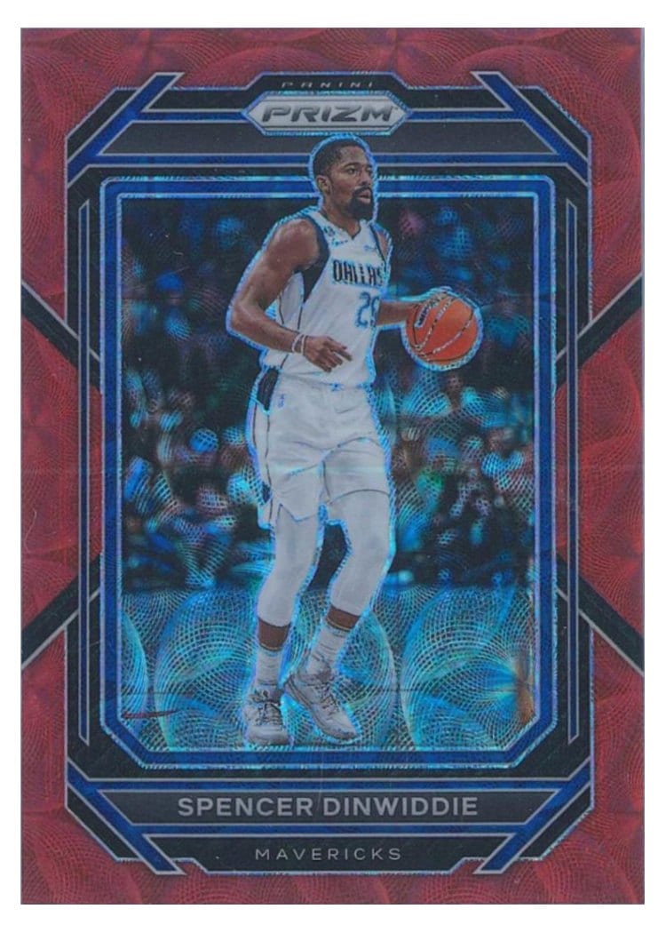 2022-23 Panini Prizm Base Set Spencer Dinwiddie #199 card