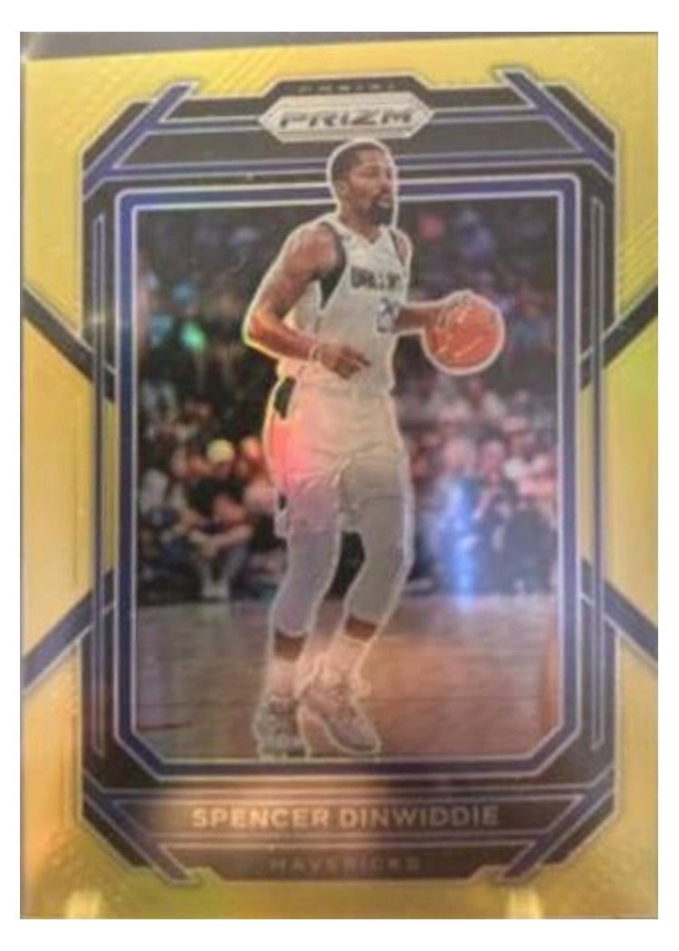 2022-23 Panini Prizm Base Set Spencer Dinwiddie #199 card