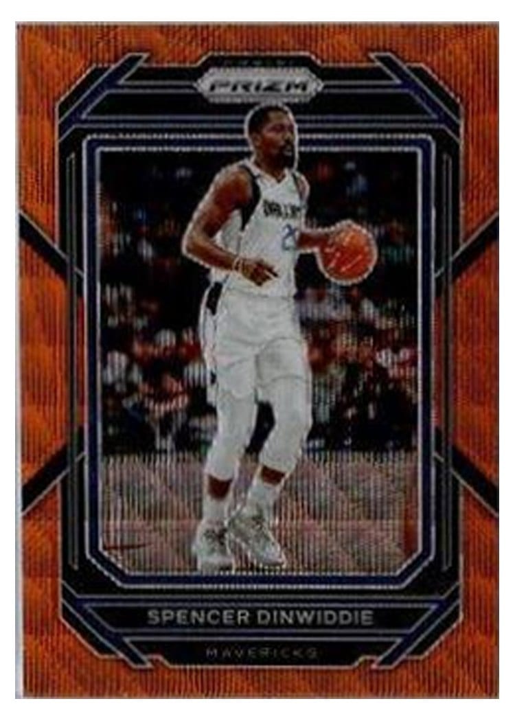 2022-23 Panini Prizm Base Set Spencer Dinwiddie #199 card