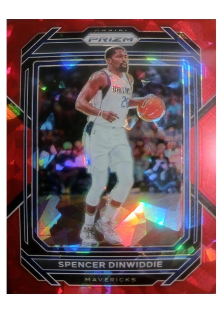 2022-23 Panini Prizm Base Set Spencer Dinwiddie #199 card