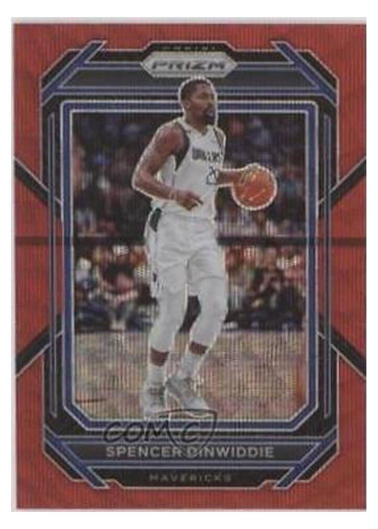 2022-23 Panini Prizm Base Set Spencer Dinwiddie #199 card