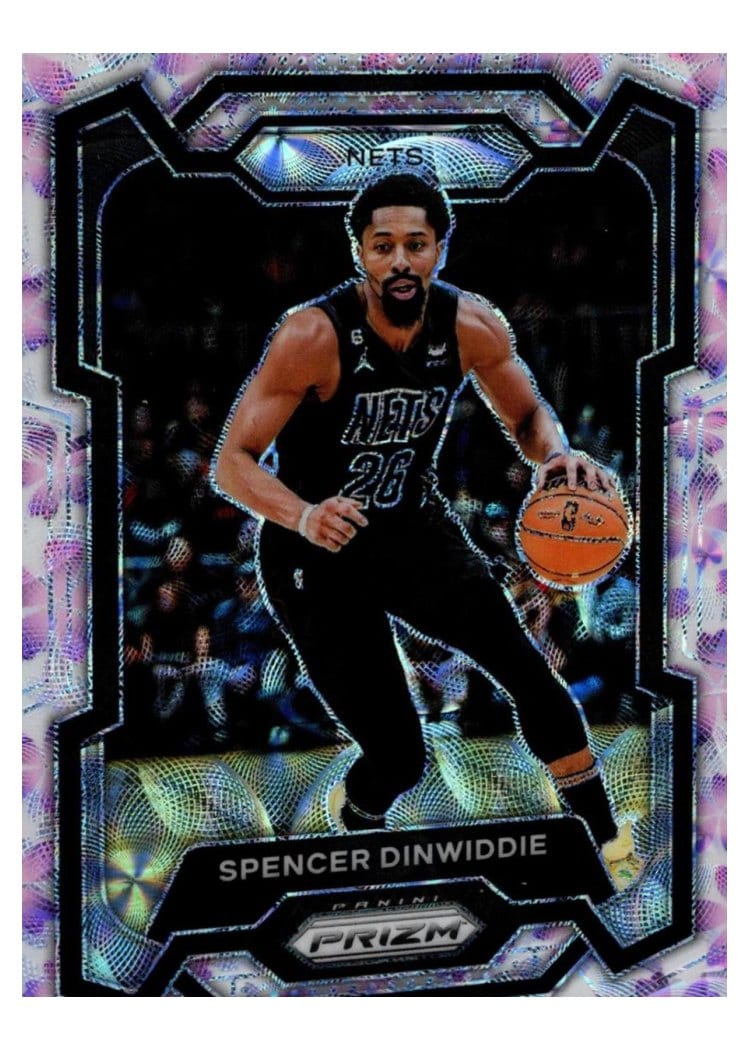 2023-24 Panini Prizm Base Set Spencer Dinwiddie #84 card