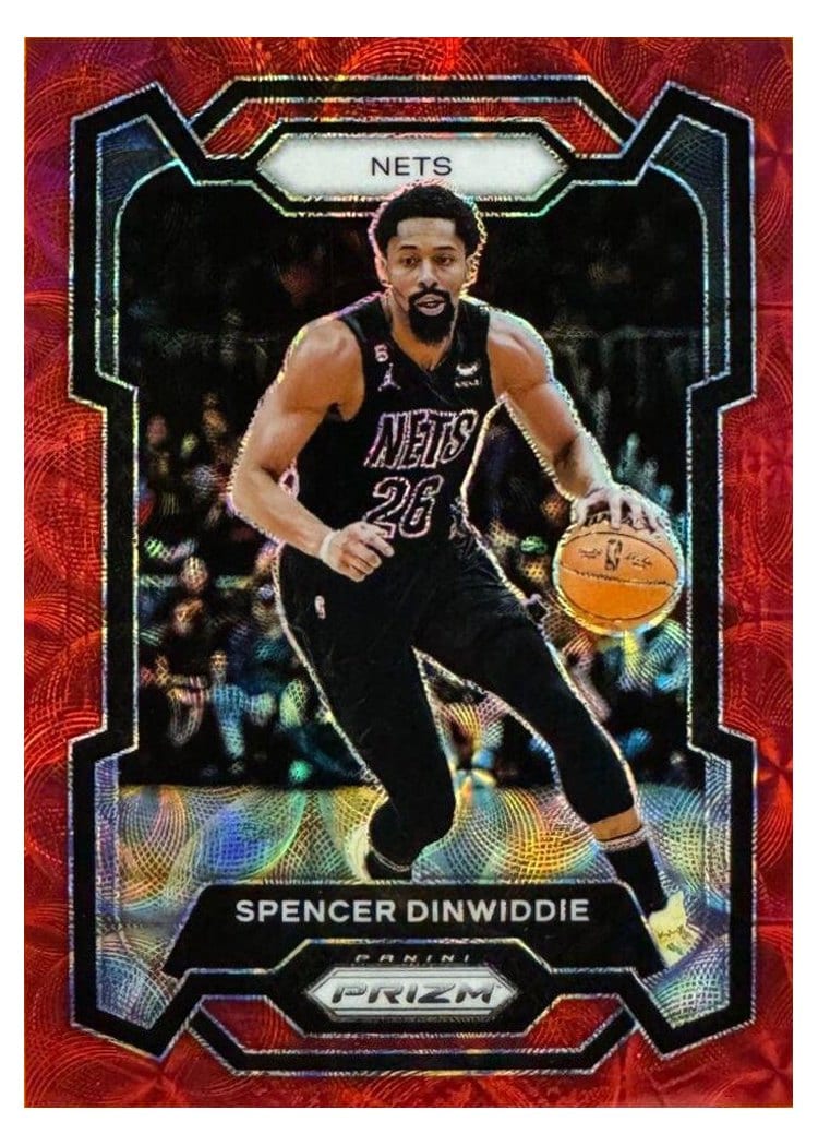 2023-24 Panini Prizm Base Set Spencer Dinwiddie #84 card