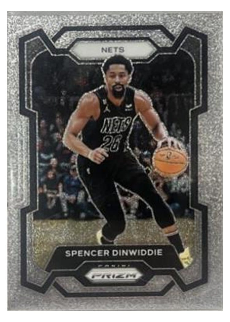 2023-24 Panini Prizm Base Set Spencer Dinwiddie #84 card
