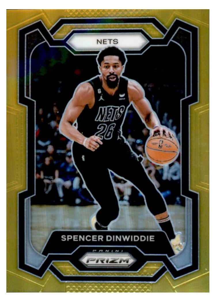 2023-24 Panini Prizm Base Set Spencer Dinwiddie #84 card