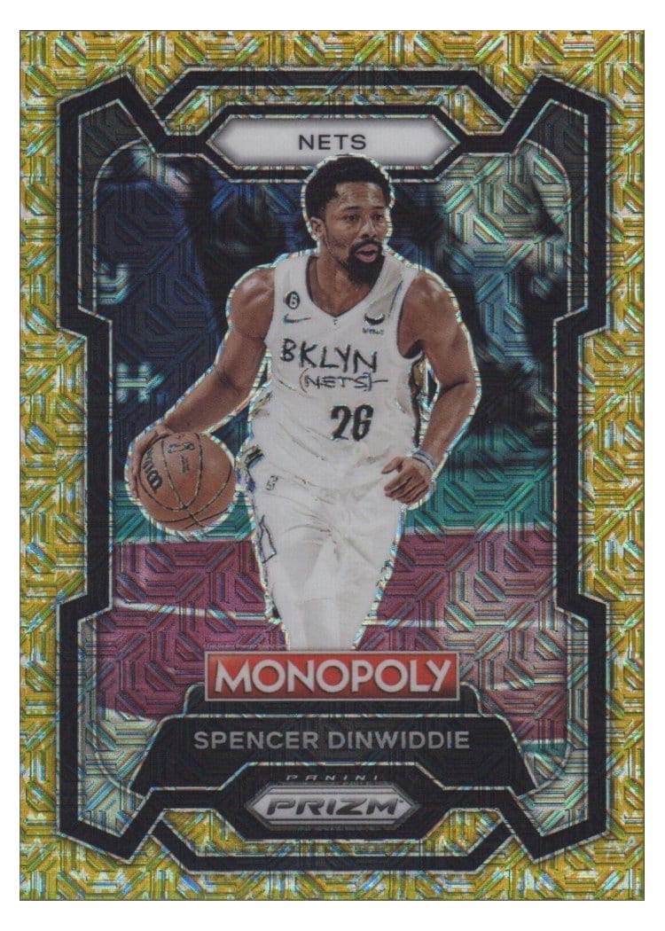 2023-24 Panini Prizm Base Set Spencer Dinwiddie #84 card