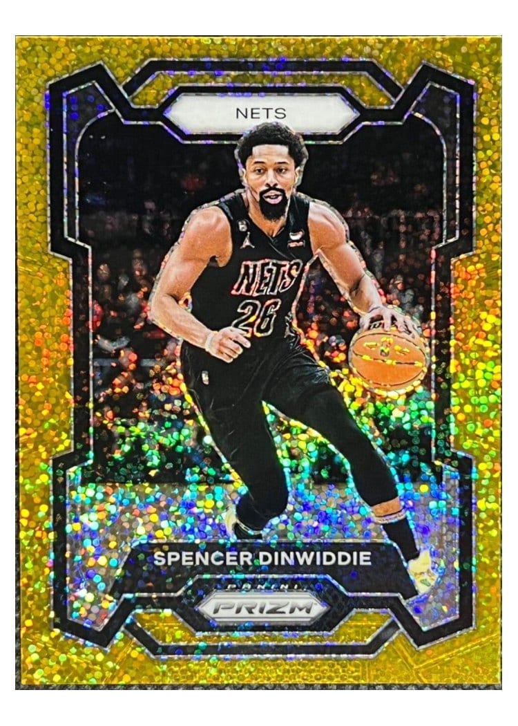 2023-24 Panini Prizm Base Set Spencer Dinwiddie #84 card