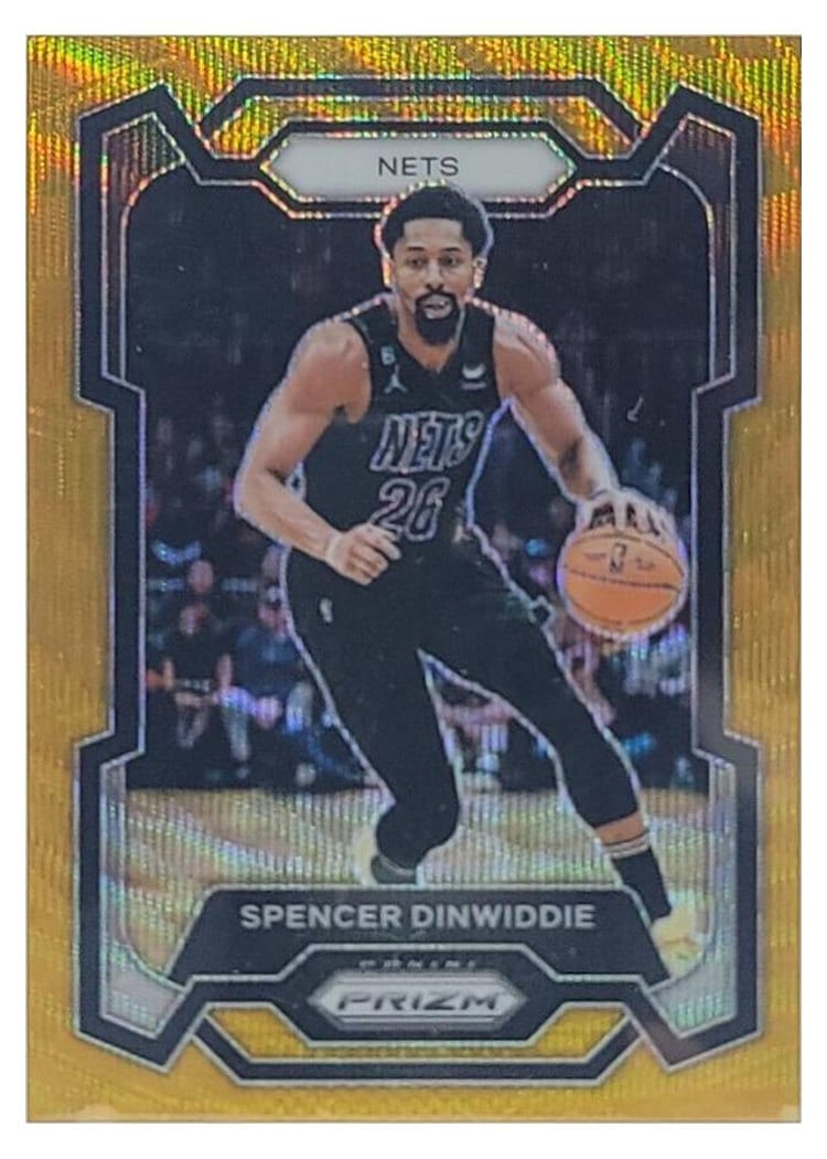 2023-24 Panini Prizm Base Set Spencer Dinwiddie #84 card