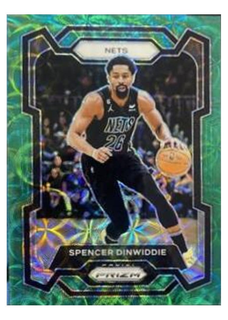2023-24 Panini Prizm Base Set Spencer Dinwiddie #84 card