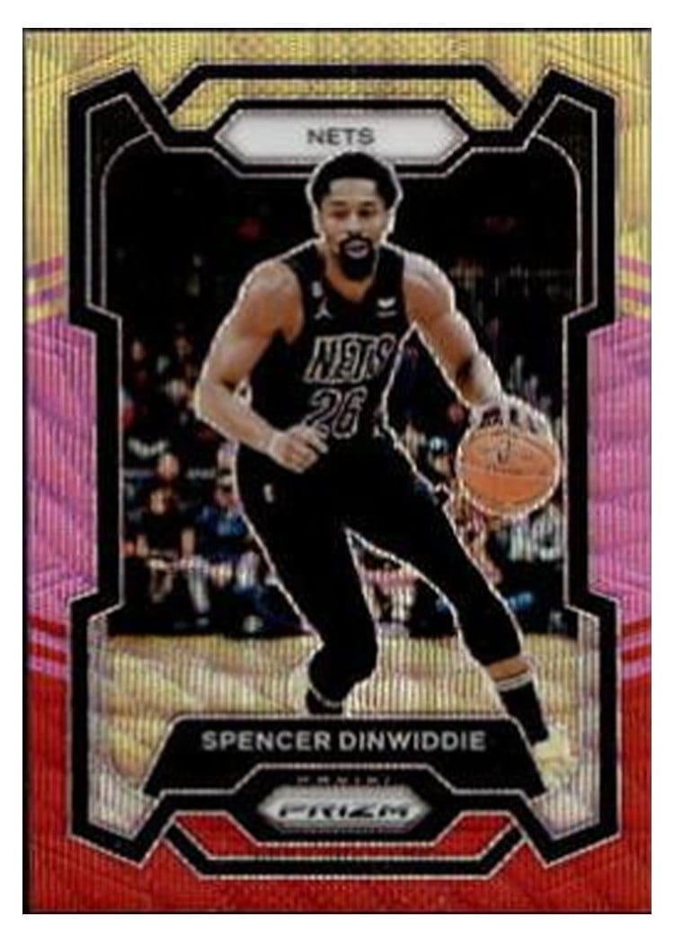 2023-24 Panini Prizm Base Set Spencer Dinwiddie #84 card