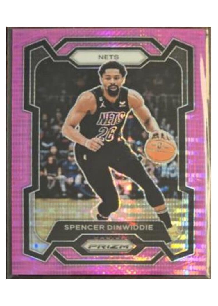 2023-24 Panini Prizm Base Set Spencer Dinwiddie #84 card