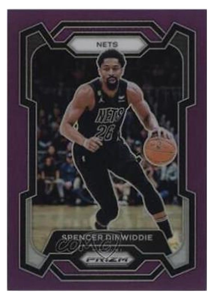 2023-24 Panini Prizm Base Set Spencer Dinwiddie #84 card