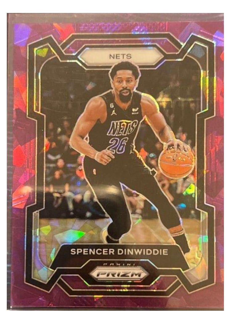 2023-24 Panini Prizm Base Set Spencer Dinwiddie #84 card