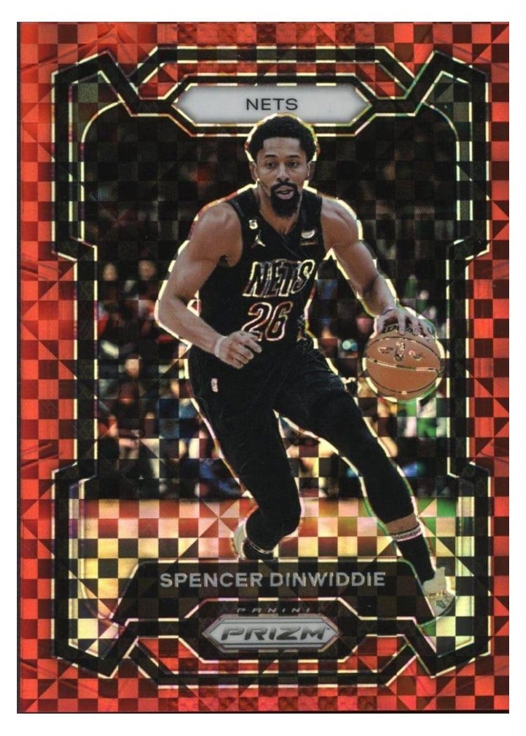 2023-24 Panini Prizm Base Set Spencer Dinwiddie #84 card