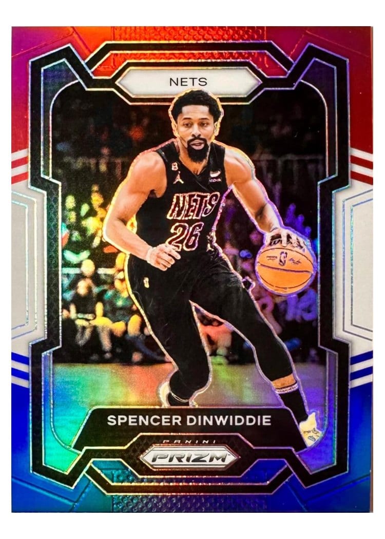 2023-24 Panini Prizm Base Set Spencer Dinwiddie #84 card