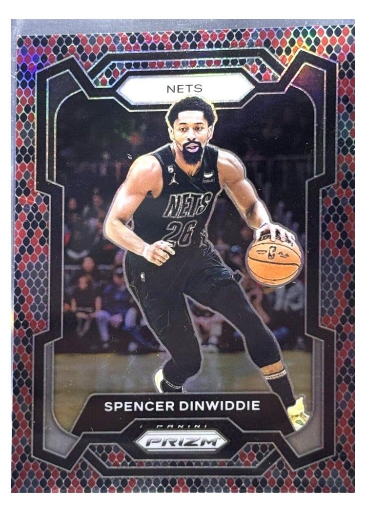 2023-24 Panini Prizm Base Set Spencer Dinwiddie #84 card