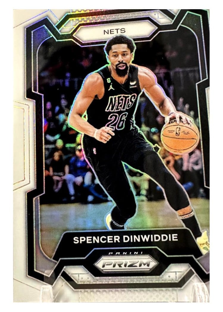 2023-24 Panini Prizm Base Set Spencer Dinwiddie #84 card