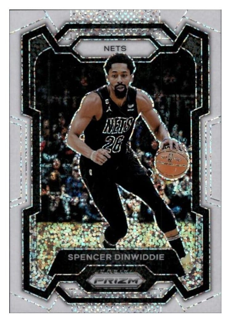 2023-24 Panini Prizm Base Set Spencer Dinwiddie #84 card
