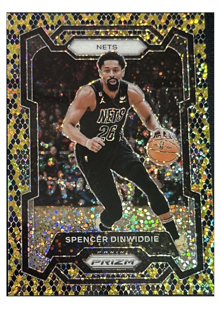 2023-24 Panini Prizm Base Set Spencer Dinwiddie #84 card