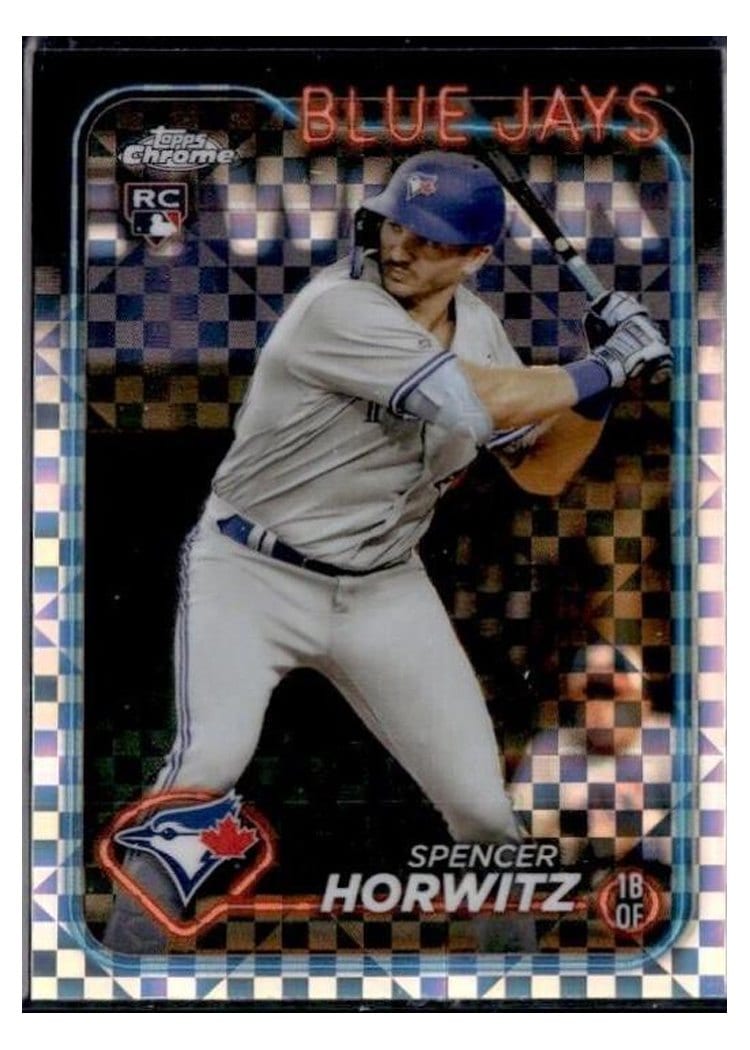 2024 Topps Chrome Base Set Spencer Horwitz #26 card