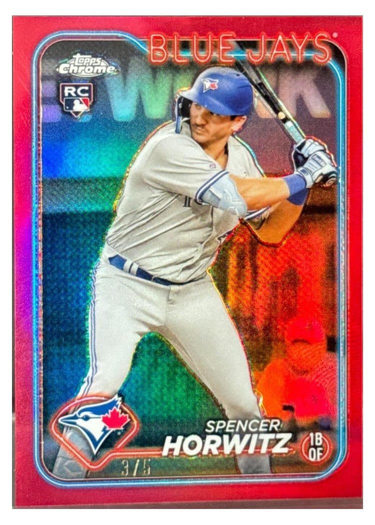 2024 Topps Chrome Base Set Spencer Horwitz #26 card