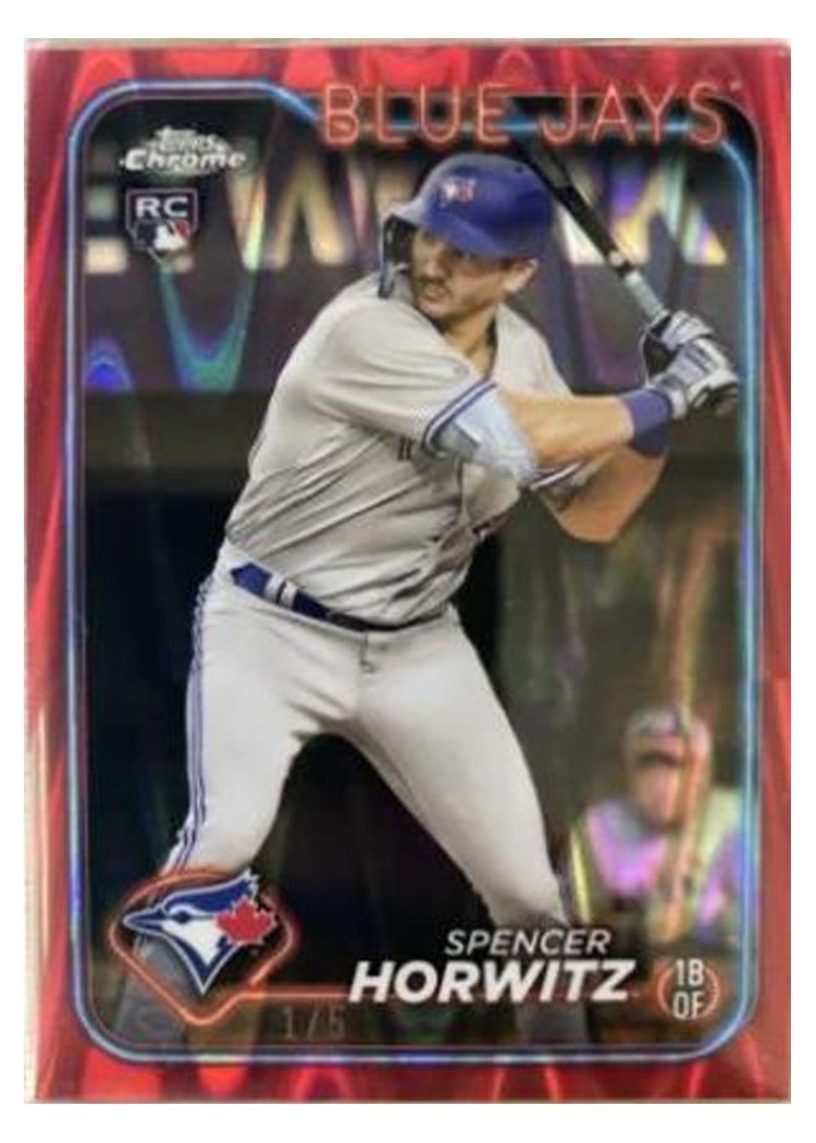 2024 Topps Chrome Base Set Spencer Horwitz #26 card