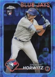 2024 Topps Chrome Sapphire Edition Base Set Spencer Horwitz #172 card