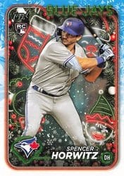 2024 Topps Holiday Base Set Spencer Horwitz #H76 card