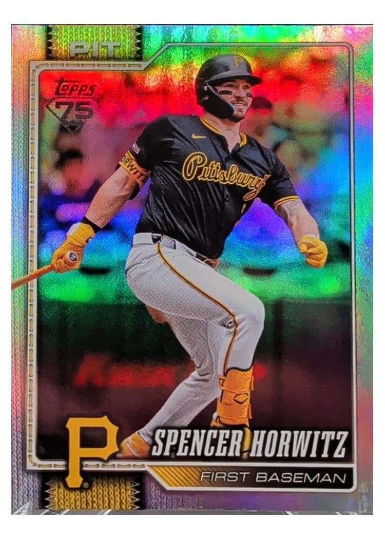 2026 Topps Base Set Spencer Horwitz Rainbow #77 card