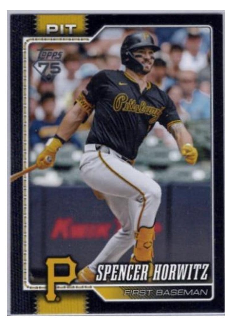 2026 Topps Base Set Spencer Horwitz Black Border #77 card