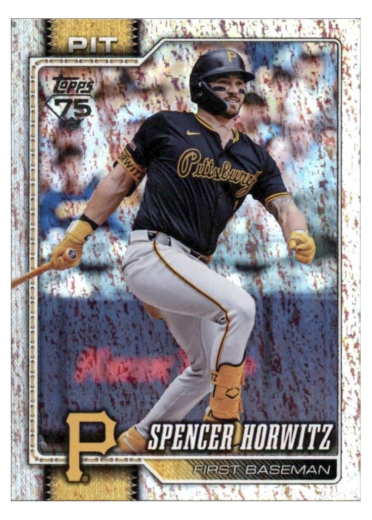 2026 Topps Base Set Spencer Horwitz Holo #77 card