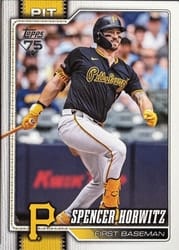 2026 Topps Base Set Spencer Horwitz #77 card