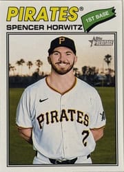 2026 Topps Heritage Base Set Spencer Horwitz #266 card