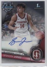 2023-24 Bowman University Chrome Bowman Chrome Prospects Autographs Spencer Jones #BCPA-SJ card