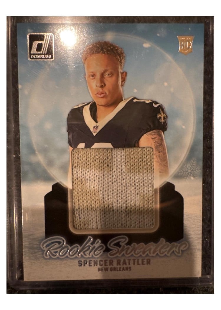 2024 Donruss Rookie Holiday Sweater Spencer Rattler #RHS-SRA card