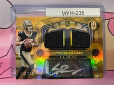 2024 Panini Gold Standard Rookie Jersey Autographs Double Spencer Rattler #16 card