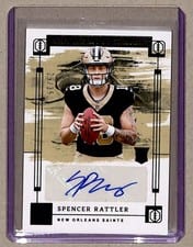 2024 Panini Impeccable Rookie Autographs Spencer Rattler #3 card