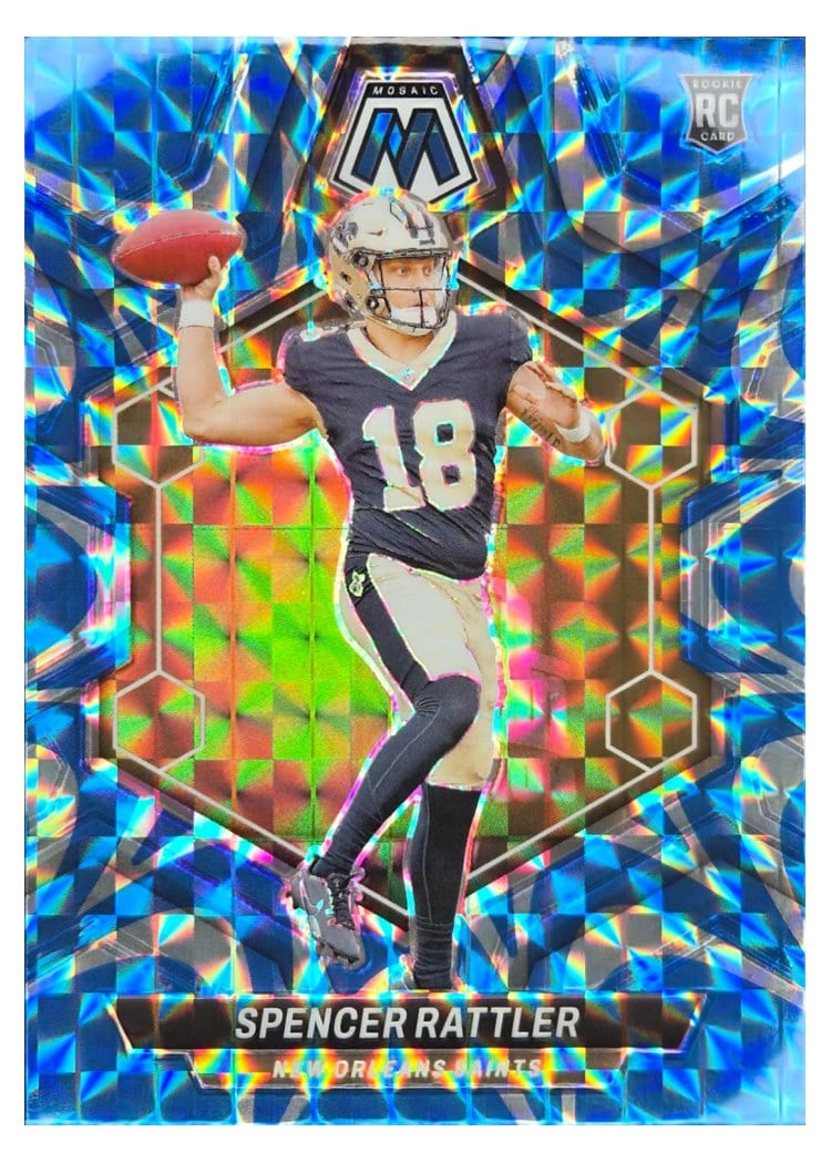 2024 Panini Mosaic Base Set Spencer Rattler #393 card